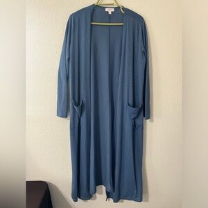 blue LulaRoe Cardigan